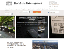 Tablet Screenshot of hoteldetabaksplant.nl